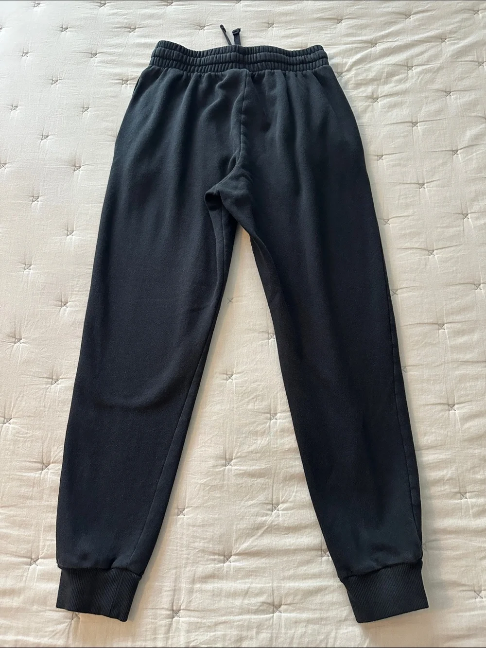 Under Armour Men’s Black Fleece Joggers with White Logo